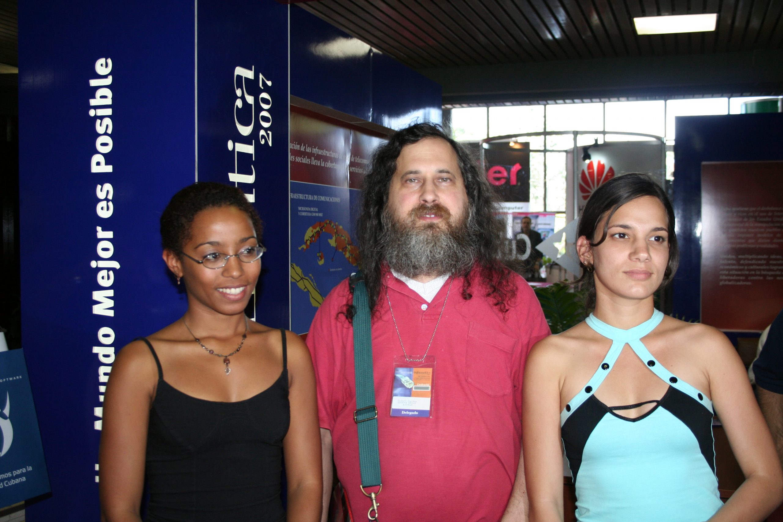 2007 The Fair is visited by Richard Stallman, Free Software Foundation
