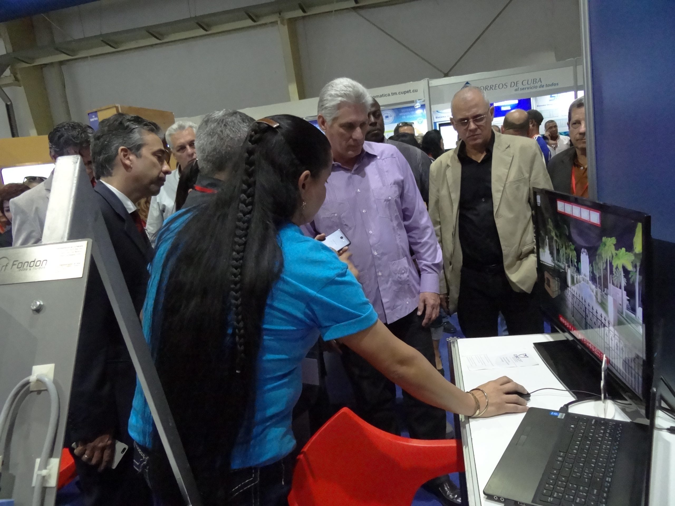 2018 Miguel Diaz-Canel, President of the Republic of Cuba, visits the Fair