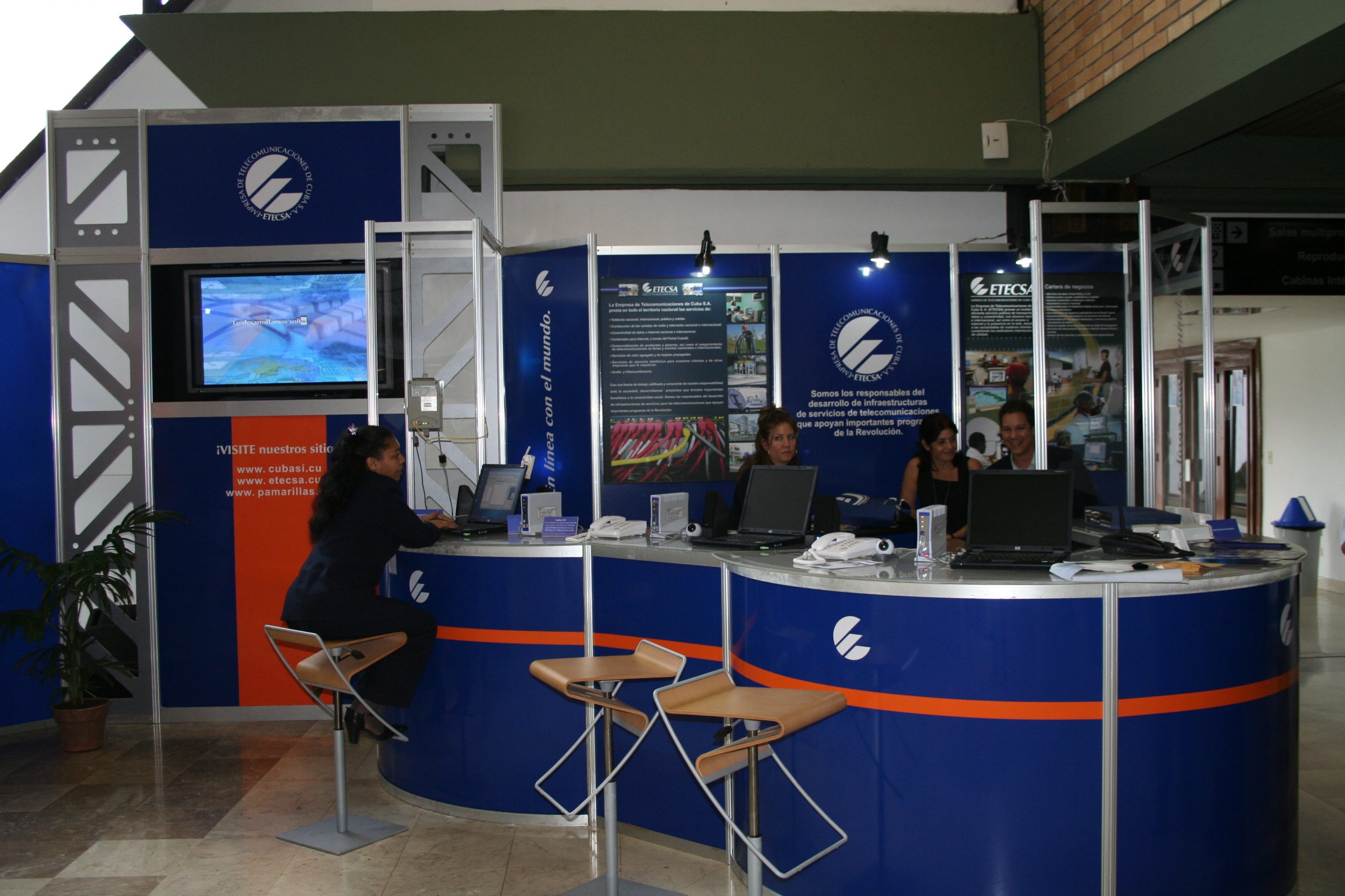 2007 Stand of the Cuban service provider ETECSA