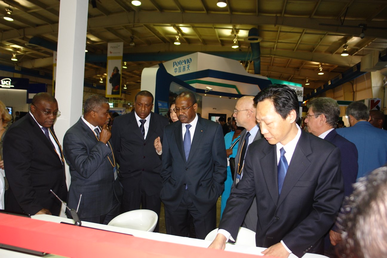 2011 The then-Secretary General of the ITU, Hamadun Touré, accompanied by other ITU officials.