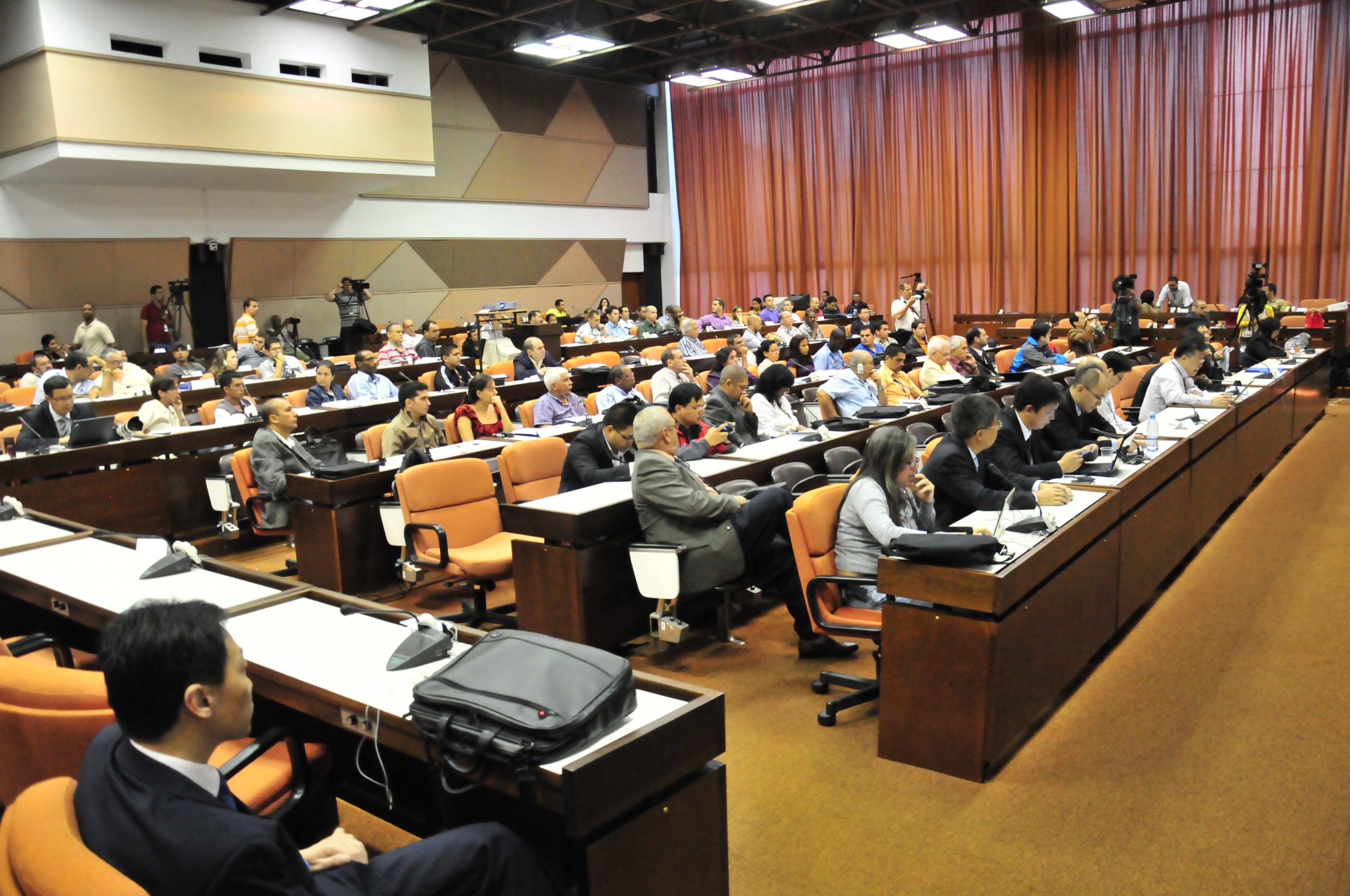 A session of one of the Congresses during INFORMÁTICA 2013 