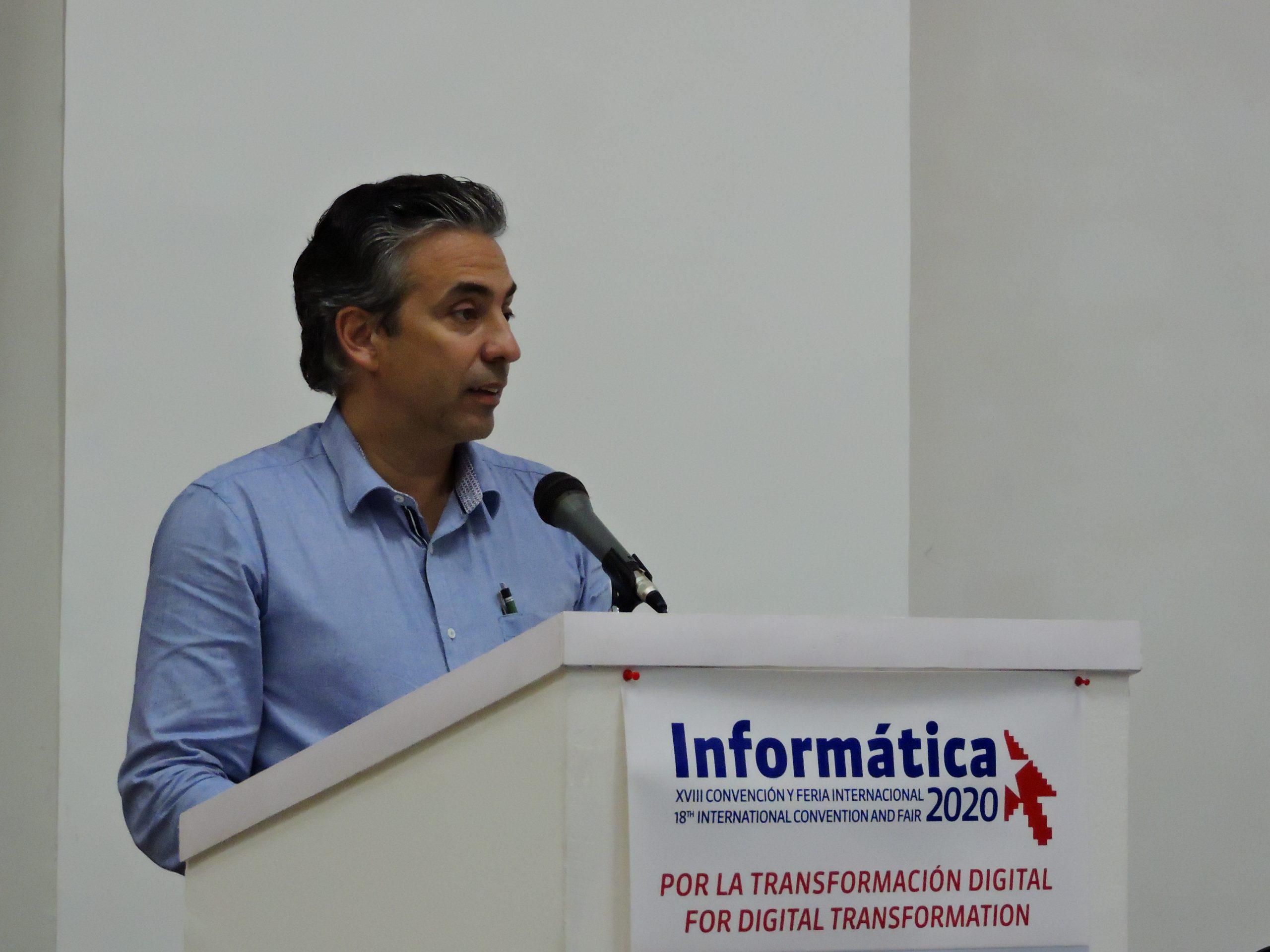 2020 Convocatoria de INFORMÁTICA 2020 por el viceministro Primero de Comunicaciones, Wilfredo González Vidal